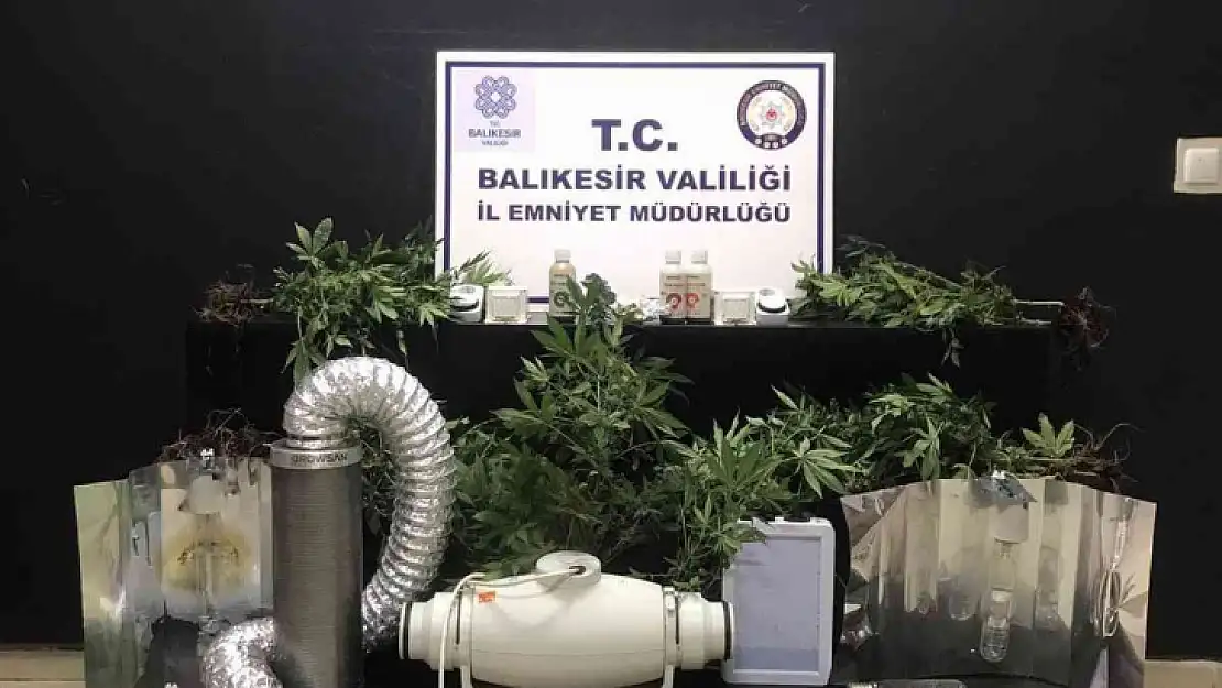 Balıkesir'de uyuşturucu operasyonu: 21 gözaltı
