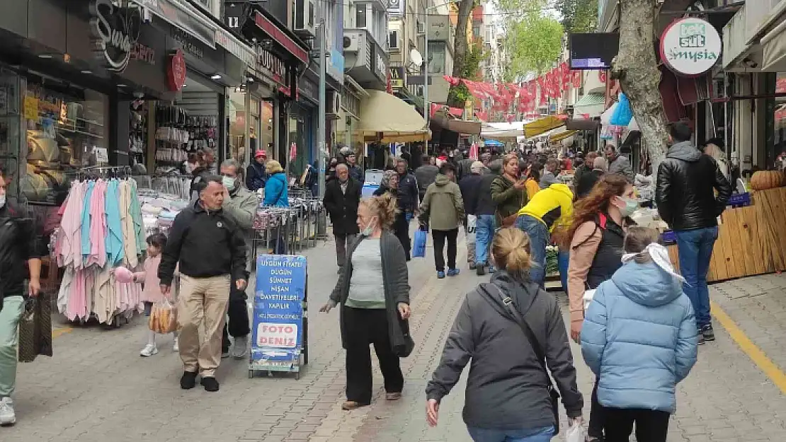 Bandırma'da bayram arefesi yoğunluğu