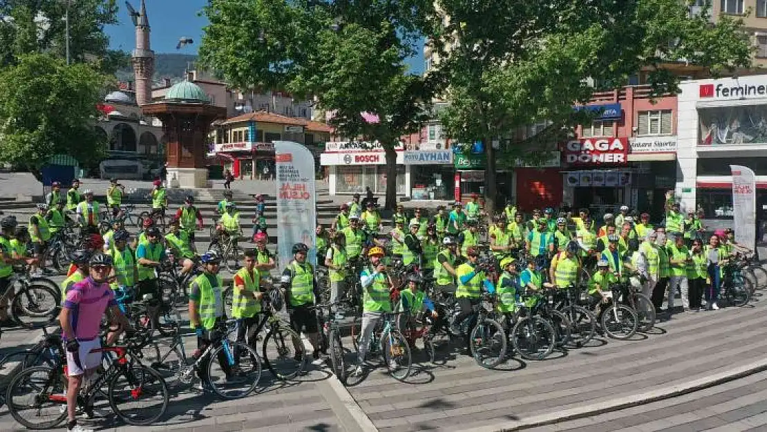 Bursa'da pedallar bağımlılıktan uzak nesiller için çevrildi