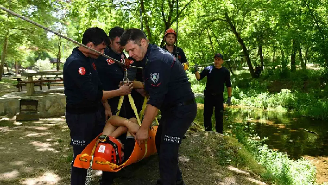 Büyükşehir'in İtfaiye erleri her daim hazır