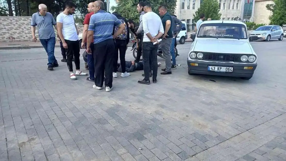 Gediz'de trafik kazası: 1 yaralı