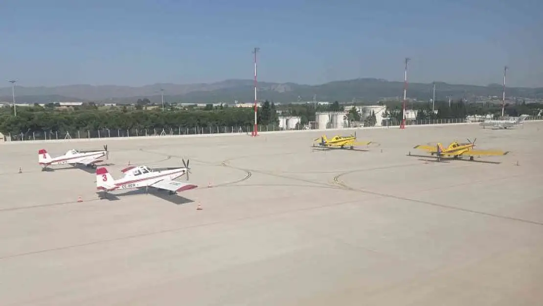 Yangın söndürme uçakları İzmir'e geldi