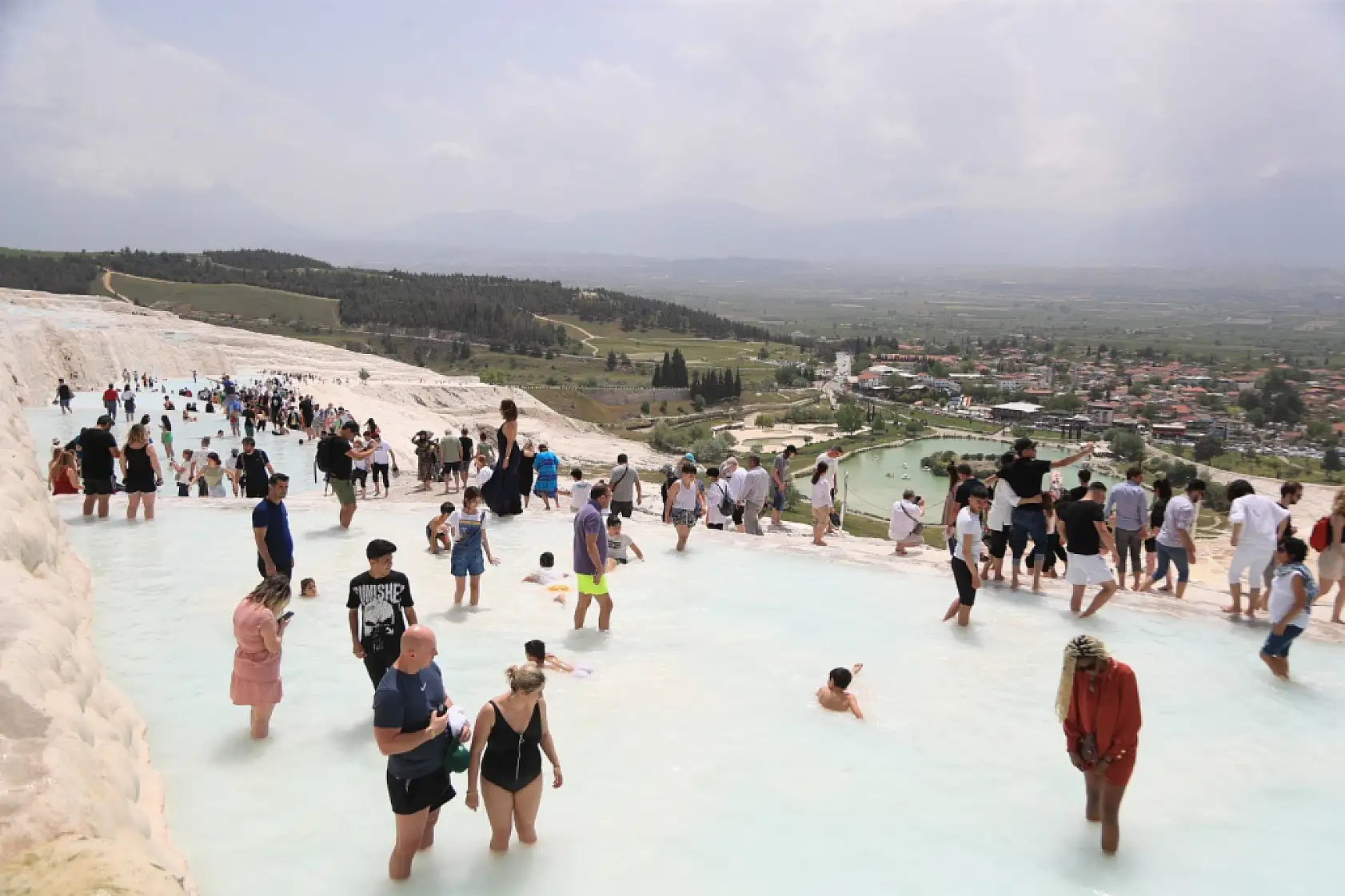 Pamukkale'de bayram bereketi