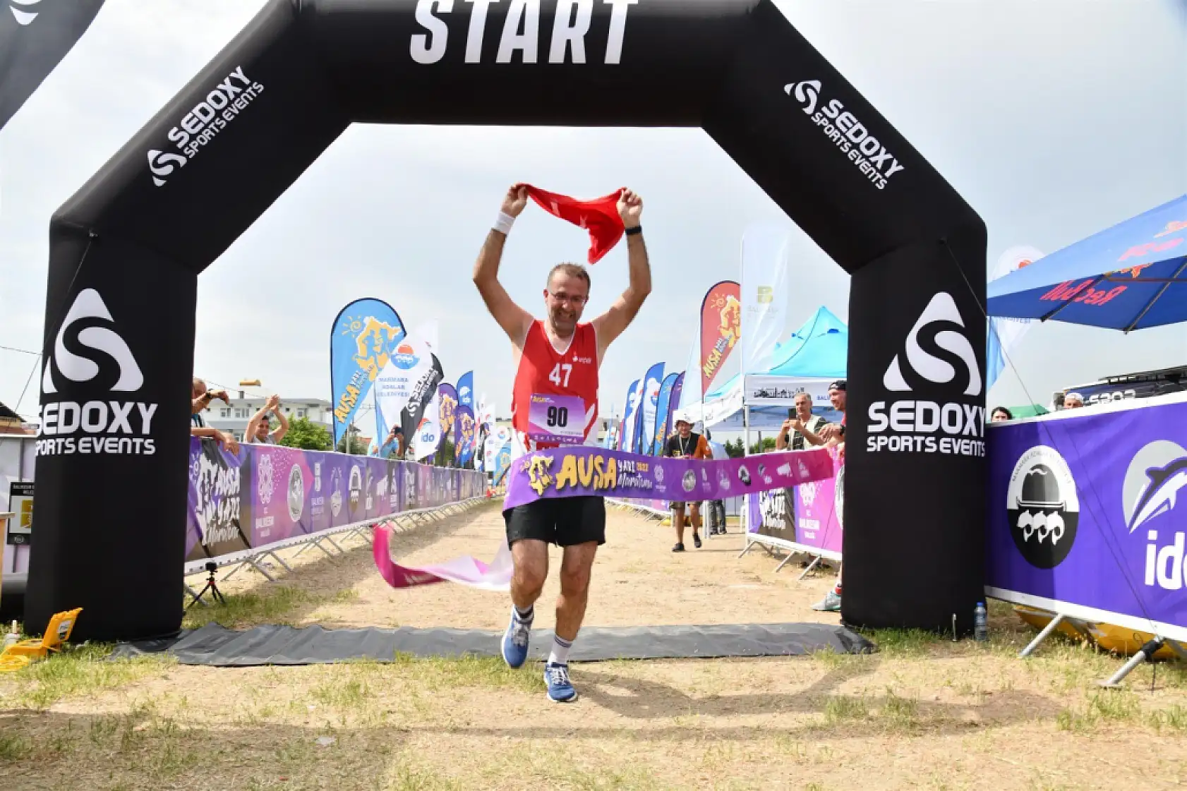 Avşa'da temiz bir Marmara için koştular