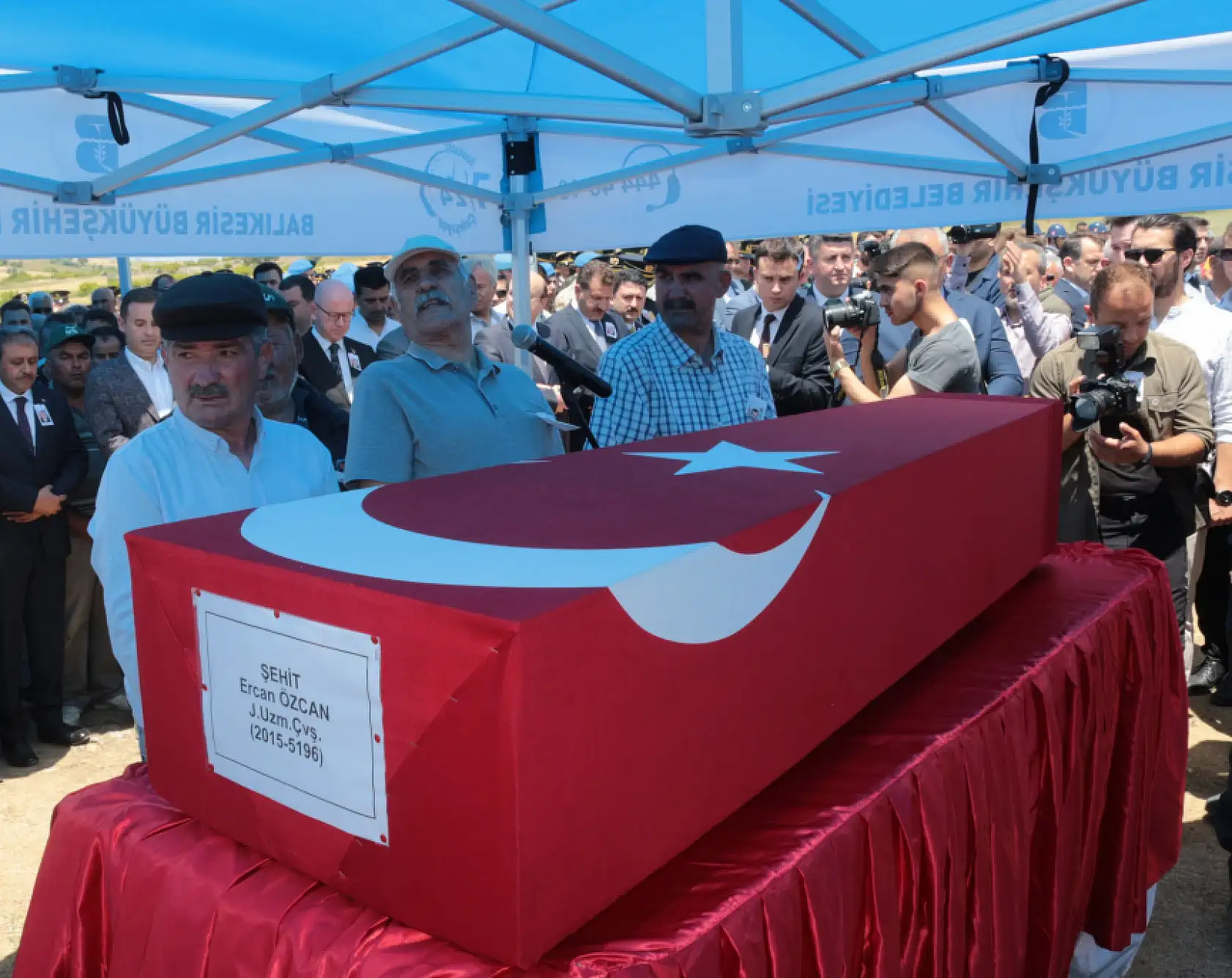 Şehit Uzman Çavuş Özcan'a veda