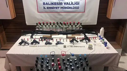 Balıkesir'de polis 272 şahsa 'Huzur' operasyonu