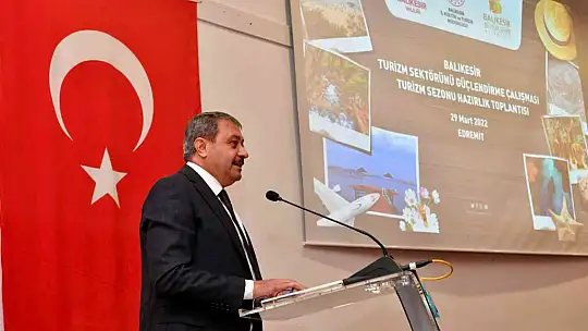Balıkesir Valisi Hasan Şıldak'tan toplantıya katılmayan turizmcilere sitem