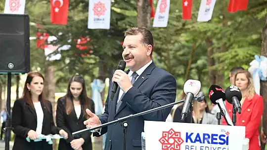 Karesi millet kıraathanesi açıldı