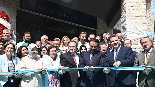 Karesi millet kıraathanesi açıldı