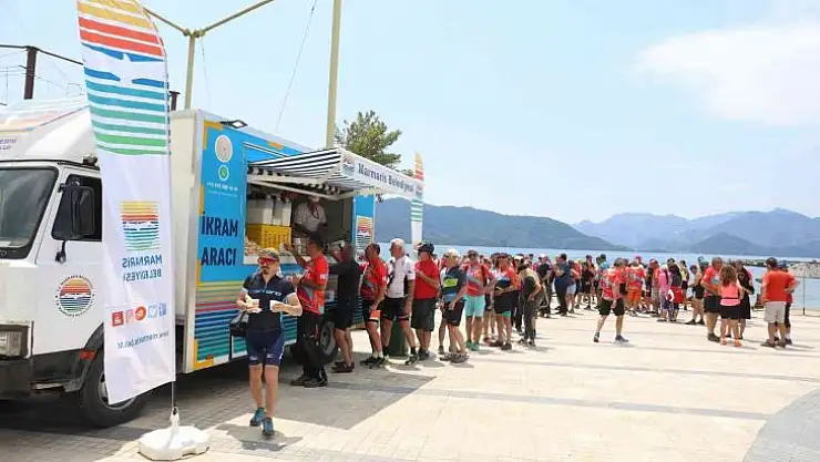 Bisikletseverler Burunucun'da ağırlandı