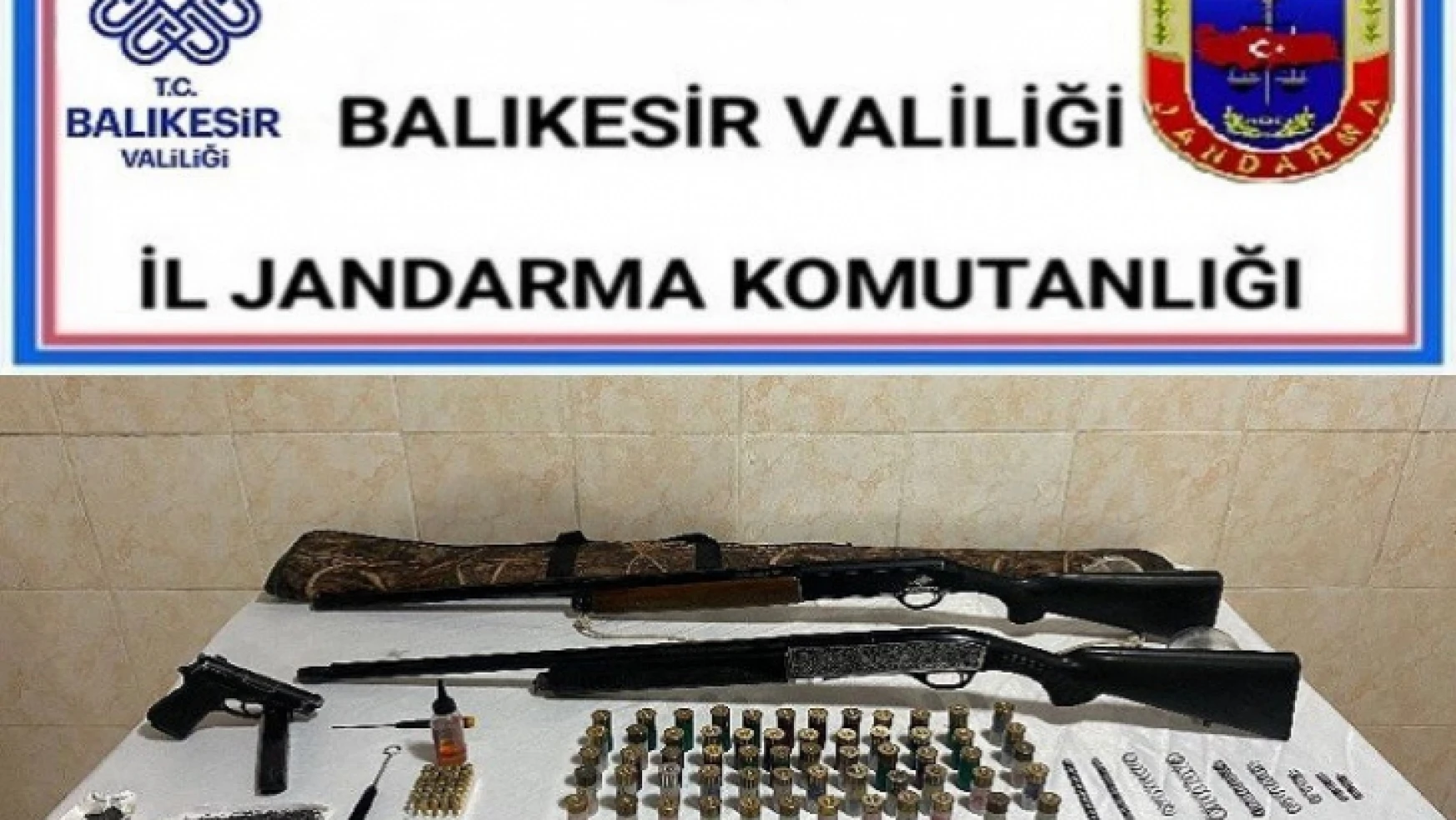 Balıkesir'de polis ve jandarmadan 66 şüpheliye gözaltı