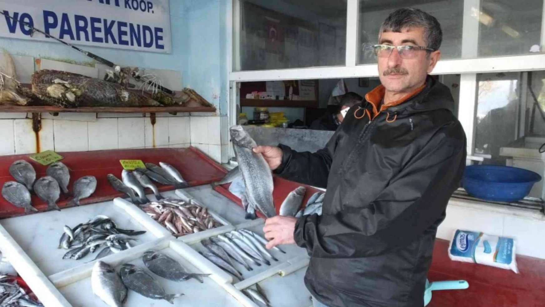 Burhaniye'de balıklar kooperatifle değerlendi