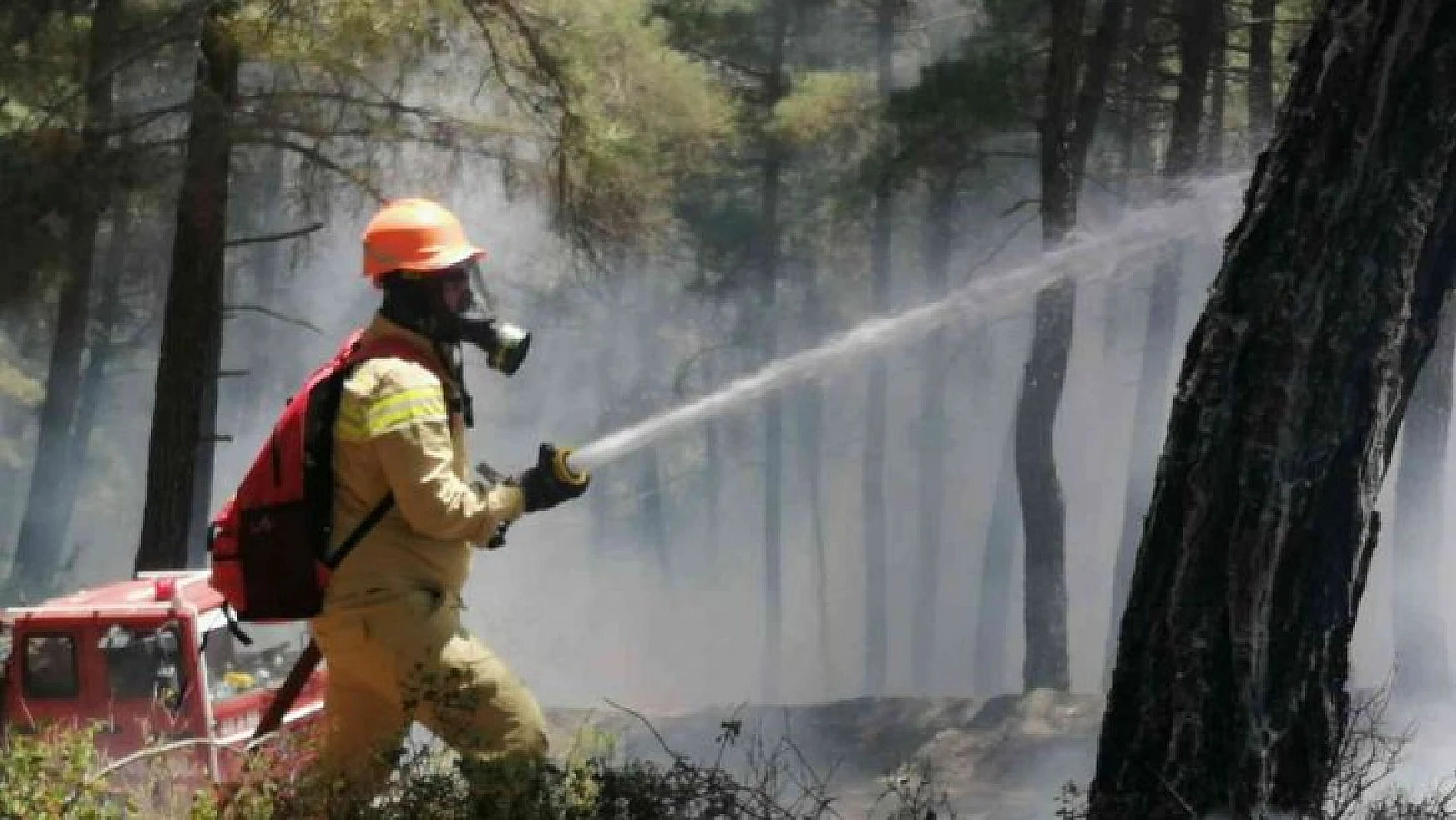 Büyük orman yangını tatbikatı Muğla'da başladı