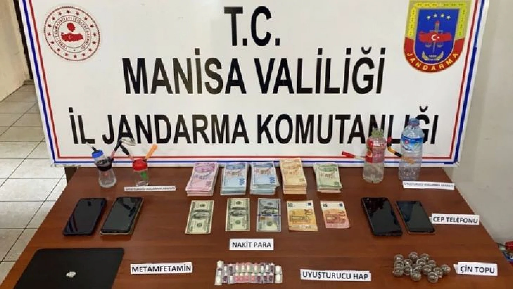 Manisa'da jandarmadan uyuşturucu operasyonu: 2 gözaltı
