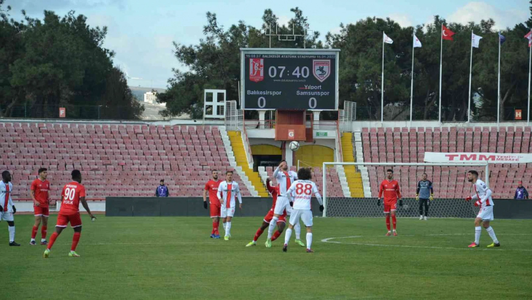 Spor Toto 1. Lig: Balıkesirspor: 0 - Samsunspor: 2