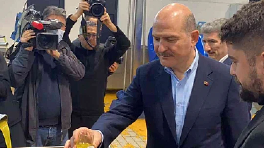 Bakan Soylu zeytinin zeytinyağına ait serüveni izledi