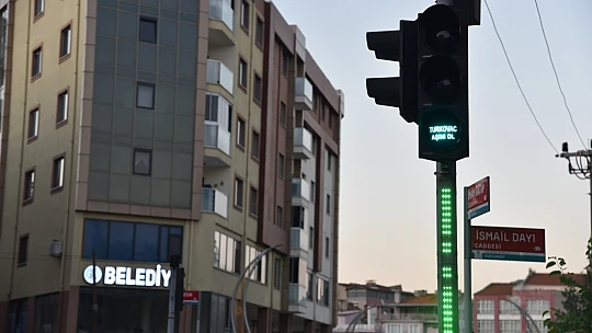 Balıkesir'de trafik ışıkları aşıya teşvik ediyor