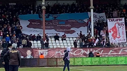 Bandırmanın il olma sevdası tribünlere taşındı