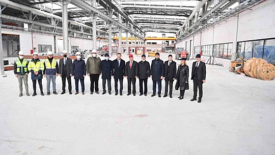 Başkan Yılmaz, savunma sanayi üreticisi fabrikayı gezdi