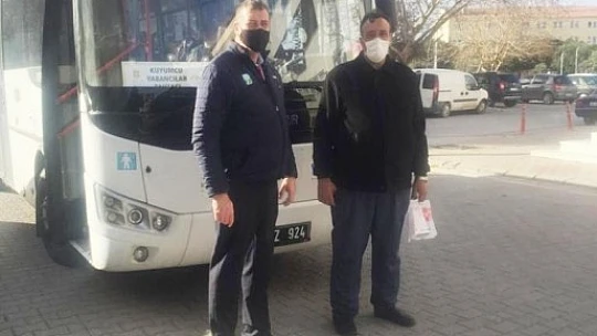 Burhaniye'de 75 yaş üzeri vatandaşlar aşılandı