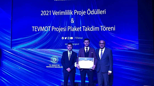 Burhaniye Mesleki Eğitim Merkezine teşekkür belgesi
