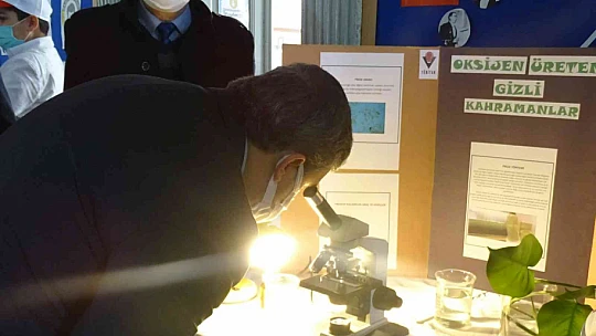 Çamdibi Ortaokulu'nda TÜBİTAK 4006 Bilim Fuarı yapıldı