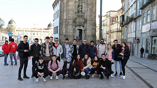 Gömeçli öğrenciler Portekiz'de staj gördü
