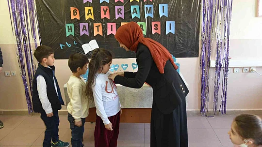 Kırsal mahallede okuma heyecanı