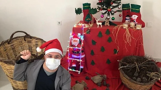 Sosyal belediye Ayvalık'ın özel çocuklarından yeni yıl hazırlıkları