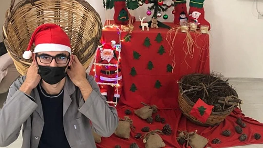 Sosyal belediye Ayvalık'ın özel çocuklarından yeni yıl hazırlıkları