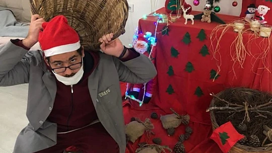 Sosyal belediye Ayvalık'ın özel çocuklarından yeni yıl hazırlıkları