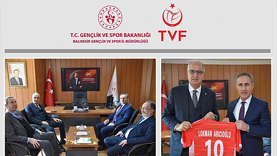 Voleybol Federasyon Başkanı Üstündağ, Balıkesirli gençlerle buluştu