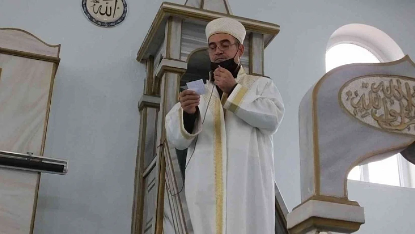 Balıkesir'de bin 600 camide okunan hutbede maske, mesafe ve aşı uyarısı yapıldı